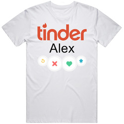 Alex's Tinder Profile Halloween Costume Retro T Shirt