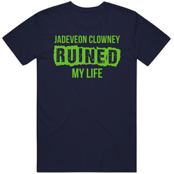 Jadeveon Clowney Ruined My Life Seattle Football Fan Retro T Shirt