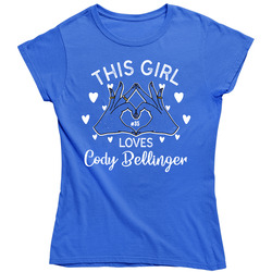Cody Bellinger This Girl Loves La Los Angeles Baseball Player Fan Retro Ladies T Shirt