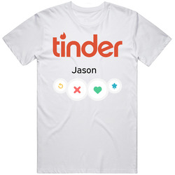 Tinder Customizable Dating App Retro T Shirt
