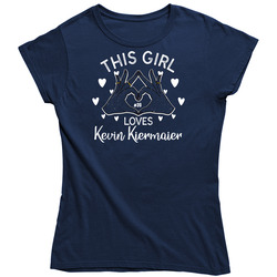 Kevin Kiermaier This Girl Loves Tampa Bay Baseball Player Fan Retro Ladies T Shirt