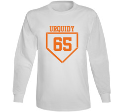 Jose Urquidy  #65 Home Plate Houston Baseball Player Fan Retro Long Sleeve T Shirt