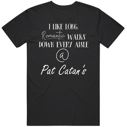 I Like Long Walks Down Each Pat Catan's Aisle Funny Crafty Retro T Shirt