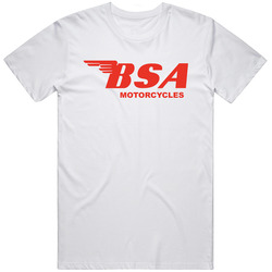 Bsa Motorcycles Cool Logo Retro T Shirt