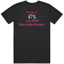 Bluecollar-wblack (front) Retro T Shirt Bluecollar-wblack (front) Retro T Shirt
