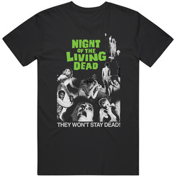 Night Of The Living Dead Retro T Shirt