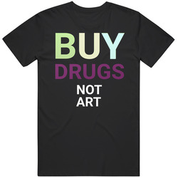 Buy Drugs Not Art Lebron James Funny Em4shirts Retro T Shirt