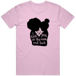 Love You To The Moon Retro T Shirt