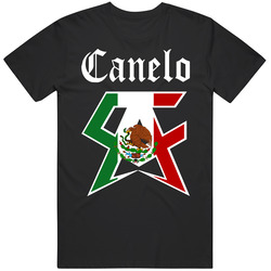 Canelo Full Black Retro T Shirt