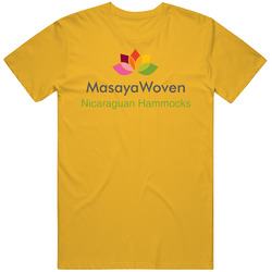Gold Masyawoven Retro T Shirt