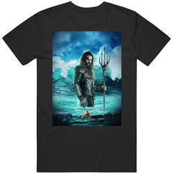 Dc Comics Aquaman Jason Momoa Retro T Shirt