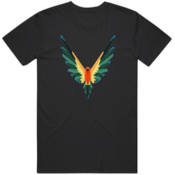 New Maverick Bird Logo Logan Paul Black T-shirt From Us 100% Cotton Clothing Retro T Shirt