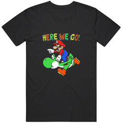 Here We Go Retro T Shirt