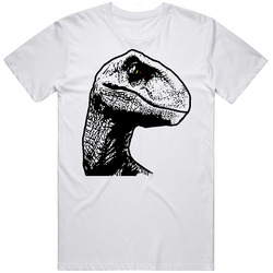 Jurassic Park Raptor Dinosaur Retro T Shirt