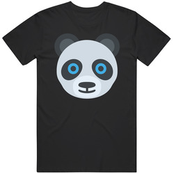 Panda Face Emoji Retro T Shirt