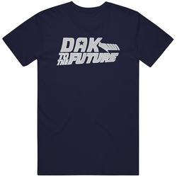 Funny Dak Prescott Dallas Football Movie Mashup T Shirt Dak To The Future Retro T Shirt