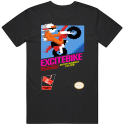 Excitebike NES Cover  Retro T Shirt