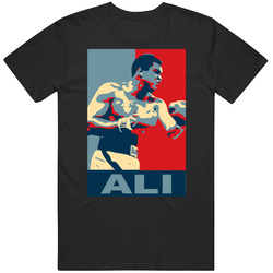 Muhammad Ali Hope Style Boxer Fan Retro T Shirt