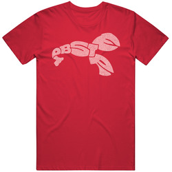 Mens Red Lobster Retro T Shirt