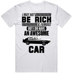1973 Ford Capri Rs 3100 B And W But I Do Have An Awesome Car Funny Retro T Shirt