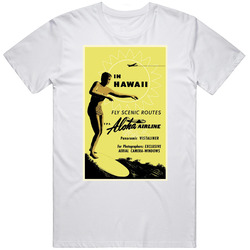 Aloha Airlines Vintage  Pouk Retro T Shirt