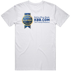 Kelly Blue Book Automobile Car Truck Motorcycle Auto Parts Cool Distressed Style Brand Logo Emblem Retro T Shirt