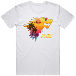 Summer Is Coming Game Of Thrones Retro T Shirt Summer Is Coming Game Of Thrones Retro T Shirt
