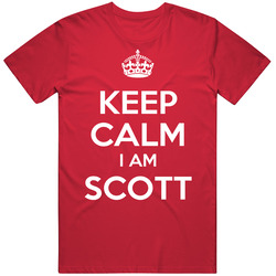 Keep Calm I Am Scott Retro T Shirt
