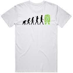 Android Evolution Retro T Shirt