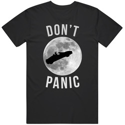 Don't Panic Starman Mission To Mars Moon T-shirt Space Exploration  Retro T Shirt