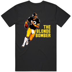 Terry Bradshaw The Blonde Bomber Retro T Shirt Terry Bradshaw The Blonde Bomber Retro T Shirt