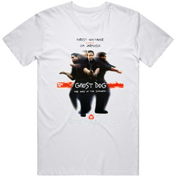 Ghost Dog, T-shirt, Forest Whitaker, Jim Jarmusch, Rza, Way Of The Samurai, Martial Arts  Retro T Shirt