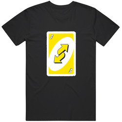 Uno Reverse Yellow Retro T Shirt
