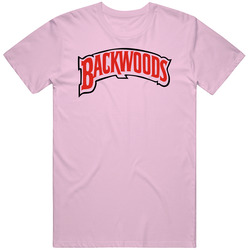 Backwoods Light Pink Retro T Shirt