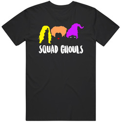 Hocus Pocus Squad Ghouls Witches Retro T Shirt