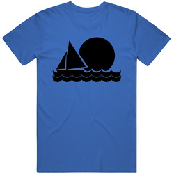 Sailboat Sunset Retro T Shirt