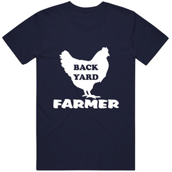 Bychickenfarmer White Lettering Retro T Shirt