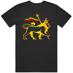 Rasta Lion Of Judah Logo13973 A Retro T Shirt
