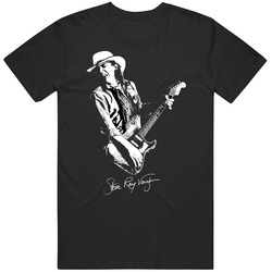 Srv Guitar Retro Retro T Shirt