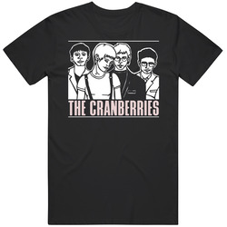 B The Crrnnbrris Logo 2 Retro T Shirt