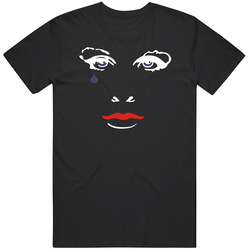 Crying Face Retro T Shirt