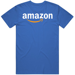 Amazon Royal Blue Retro T Shirt