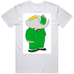 Babar Kids Retro Vintage Animal Retro T Shirt