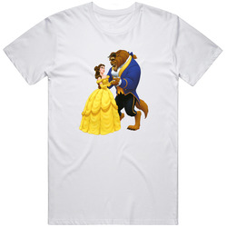 Belle And Beast Beauty And The Beast Retro T Shirt
