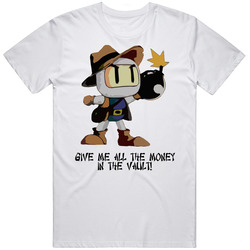 Bomberman Funny Video Game Retro T Shirt