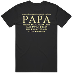 Papa For Louie Retro T Shirt