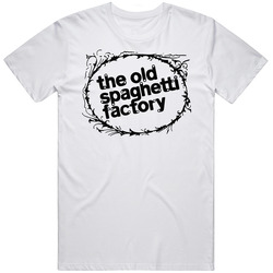 Old Spaghetti Factory Food Pig In Retro T Shirt