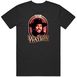 Waylon Jennings Retro T Shirt