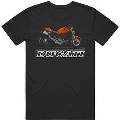 Monster Bike Retro T Shirt