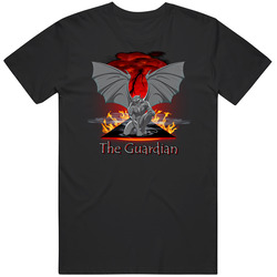 The Guardian Gargoyle Retro T Shirt
